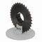Browning Roller Chain Sprocket, #60 Chain Size, 3/4 to 2-11/16 in Bore Dia., 32 # of Teeth 60Q32 KWY 1/2X1/4 - alternate 1